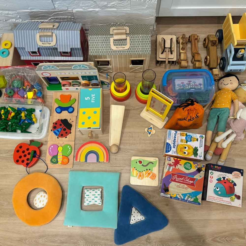 Colorful Wooden Kids Toy Set